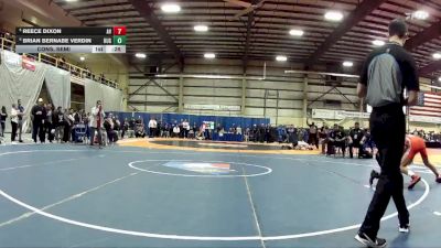 120 lbs Cons. Semi - Reece Dixon, Arbor View vs Brian Bernabe Verdin, Hug