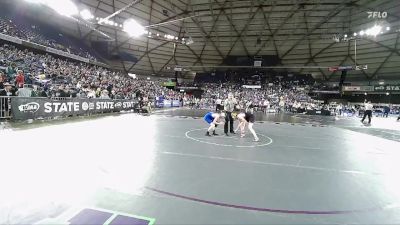 Boys 1B/2B 106 Champ. Round 1 - Kashton Ruddell, Willapa Valley vs Julien Shaffer, Lake Roosevelt