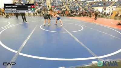 105 lbs 5th Place - Landry Kindle, Hornet Wrestling vs Beckett Vann, Bartlesville Wrestling Club