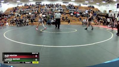 190 lbs Semifinal - Landon Ristoff, Mass. Perry vs Alex Heaton, Dover