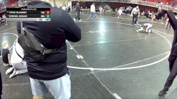 90 lbs Cons. Semi - Ezekiel Bonar, MWC Wrestling Academy vs Titus Dlagnev, Team Agoge Wrestling Inc