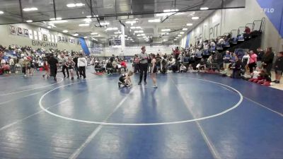 80 lbs Champ. Round 1 - Kenlee Ross, Uintah Wrestling vs Kaylee Kohler, Wasatch Wrestling Club