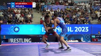 55 kg Final 3-5 - Aytjan Khalmakhanov, Uzbekistan vs Mohammadreza Gholamreza GHOLAMI, Iran