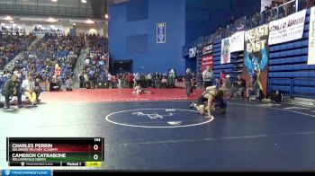144 lbs Champ. Round 2 - Charles Perrin, Delaware Military Academy vs Cameron Catrabone, Williamsville North