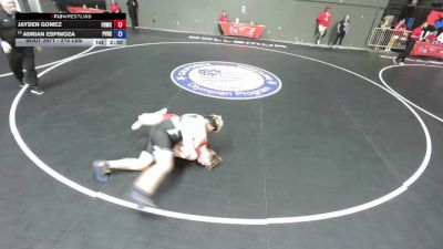 215 lbs Cons. Sub-rd Of 16 - Jayden Gomez, Friendly Hills Wrestling Club vs Adrian Espinoza, Pioneer Valley High School Wrestling