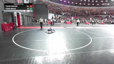 45 lbs Cons. Semi - Colin Kreuzer, B.A.M Training Center vs Teige Emslie, Viroqua