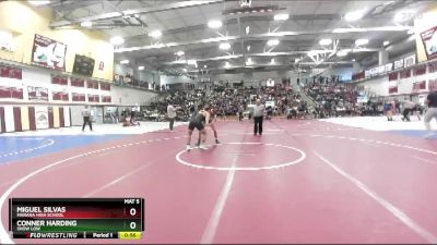 157 lbs Cons. Round 6 - Miguel Silvas, Marana High School vs Conner Harding, Show Low