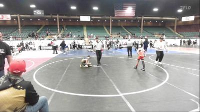 65 lbs 2nd Place - Zaivian Fuentes, Wesley Club Wrestling vs Ricardo Chavez III, Lockjaw WC