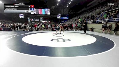 140 lbs Champ. Rd Of 64 - Carli Antonelli, OK vs Lexa Rozevink, IA