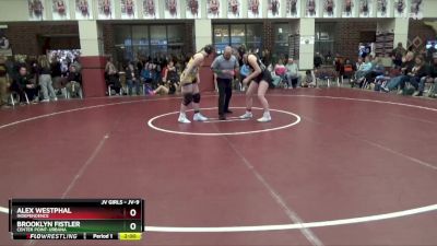 JV-9 lbs Round 1 - Brooklyn Fistler, Center Point-Urbana vs Alex Westphal, Independence