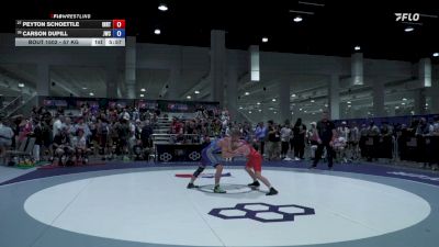 57 kg Champ. Rd Of 64 - Peyton Schoettle, Indiana RTC vs Carson Dupill, Jackrabbit Wrestling Club
