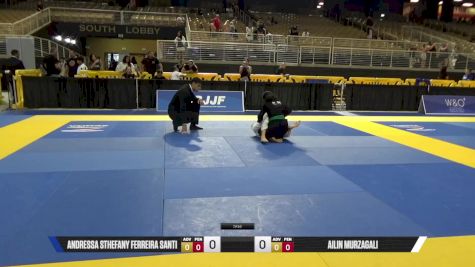 Ailin Murzagali vs Andressa Sthefany Ferreira Santi 2025 Pan Kids Jiu-Jitsu IBJJF Championship