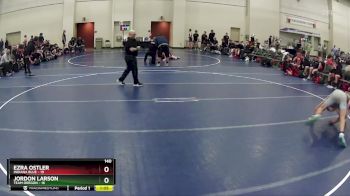 140 lbs Quarterfinals (8 Team) - Jordon Larson, Team Oregon vs Ezra Ostler, Indiana Blue