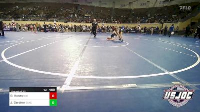 100 lbs Round Of 32 - Raegan Hanes, Norman Grappling Club vs Jackson Gardner, Duncan Demon Wrestling