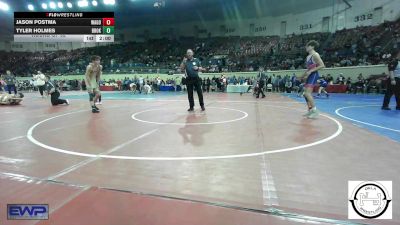 128 lbs Round Of 32 - Jason Postma, Wagoner vs Tyler Holmes, Broken Arrow