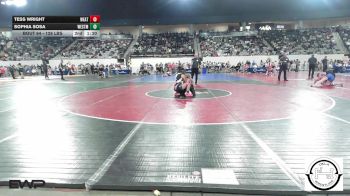 123 lbs Consi Of 32 #2 - Christyona Galer, MARLOW OUTLAWS JH vs Bella Manovsky, Ponca City LadyCat Wrestling