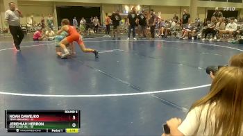140 lbs Round 6 (8 Team) - Noah Dawejko, Team Arkansas vs Jeremiah Herron, Gulf Coast WC