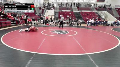 132 lbs Quarters & 1st Wb (16 Team) - Brooks White, McIntosh vs Joel Beltran, Gainesville