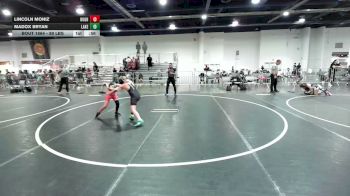 89 lbs 2nd Place - Lincoln Moniz, Hughson WC vs Madox Bryan, Lake Stevens WC