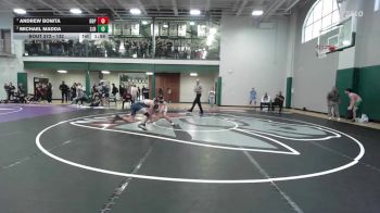 132 lbs Quarterfinal - Andrew Bonita, Don Bosco Prep vs Michael Madda, St. John Bosco Academy