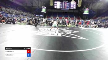 220 lbs Cons 64 #2 - Dayne Muller, Oregon vs Samuel Costello, Illinois