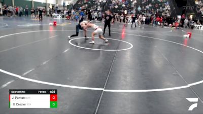 132 lbs Quarterfinal - Brody Crozier, Scramblers vs Jay Paxton, Nebraska Wrestling Academy