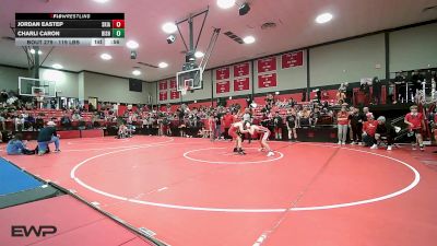 119 lbs Consi Of 16 #2 - Jordan Eastep, Skiatook HS vs Charli Caron, Bishop Kelley
