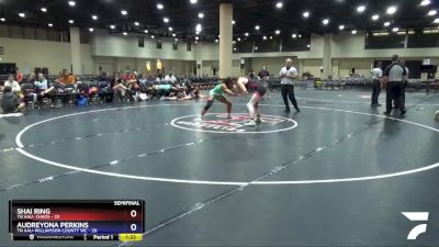 130 lbs Semis (4 Team) - Shai Ring, TN AAU- Chaos vs Audreyona Perkins, TN AAU-Williamson County WC