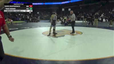 106 lbs Consi Of 32 #2 - Davis Shaposhnick, Great Oak (SS) vs Mas Hatano, Folsom (SJ)