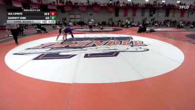 184 lbs Cons. Round 2 - Jax Lipnitz, Wisconsin-Whitewater vs Garrett Iobe, Albion