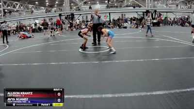 70 lbs Placement (4 Team) - Allison Krantz, Lady Bandits vs Avya Nuanez, Team Diamond Fish