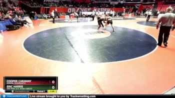 3A 215 lbs Quarterfinal - Eric Harris, Oak Park (O.P.-River Forest) vs Cooper Caraway, Normal (Community)