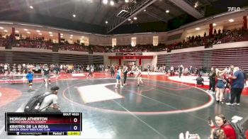 124 lbs Quarterfinal - Morgan Atherton, Shelton Wrestling Academy vs Kristen De La Rosa, Broken Arrow Wrestling Club