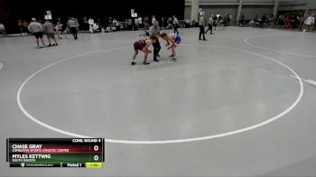 120 lbs Cons. Round 4 - Chase Gray, Combative Sports Athletic Center vs Myles Kettwig, South Dakota