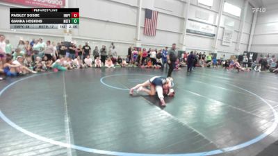 116 lbs Semifinal - Paisley Sosbe, Empyre Wrestling Club - G vs Gianna Hoskins, Metro All-Stars - G