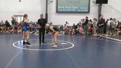 50 lbs Rr Rnd 3 - Isla Silva, PA West Black - W vs Kyrsten Yadlosky, Team Worldwide - W