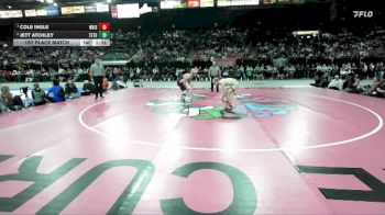 4A 138 lbs 1st Place Match - Cole Ingle, Weiser vs Jett Atchley, Teton