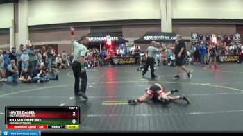 65 lbs Quarterfinal - Killian Ormond, Pinning Pythons vs Hayes Daniel, Backyard Brawlers