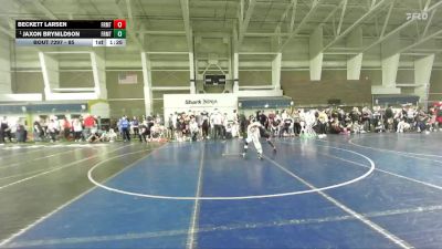 85 lbs Quarterfinal - Jaxon Brynildson, Team Grand Valley Elite vs Beckett Larsen, American Fork