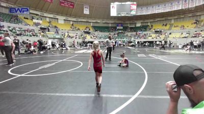 49 lbs Semifinal - Brynna Johnson, Mountain Home Flyers Youth Wrestling Club vs Callie Wallace, Beebe Badgers Wrestling Club