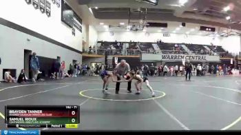 71 lbs Cons. Round 4 - Brayden Tanner, Maurer Coughlin Wrestling Club vs Samuel Rioux, Contenders Wrestling Academy