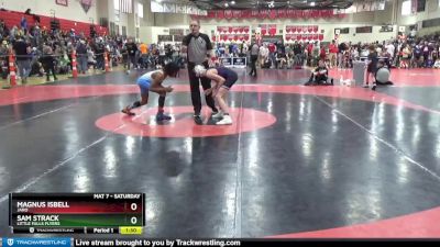 95 lbs Cons. Round 2 - Sam Strack, Little Falls Flyers vs Magnus Isbell, JARO