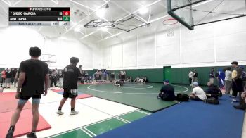 106 lbs Cons. Semi - Diego Garcia, El Dorado (Placentia) vs Javi Tapia, Warren