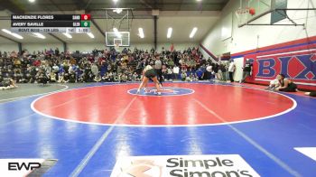 126 lbs Round Of 16 - Mackenzie Flores, Sand Springs JH (SS) vs Avery Saville, Glenpool