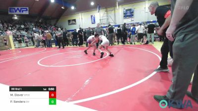 80 lbs Rr Rnd 1 - Macey Glover, Sperry Wrestling Club vs Peyton Sanders, Bristow Wrestling