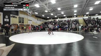 138 lbs Quarterfinal - Midgerson Gelin, Stamford vs Victor Velez, Danbury