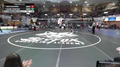 113 lbs Semifinal - Tate Blackwill, Quinter Hs vs Chase Courtois, Pomona_West Franklin Hs