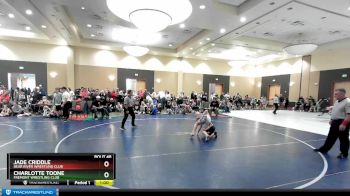 110+ 5th Place Match - Jade Criddle, Bear River Wrestling Club vs Charlotte Toone, Fremont Wrestling Club