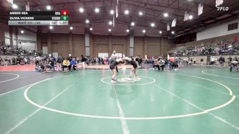 140 lbs Champ. Round 1 - Amber Rea, Red Oak vs Olivia Vickers, Seckman