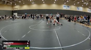 92 lbs Round 8 (10 Team) - Arlo Dye, Irontide vs Tyler Tuttle, 84 Athletes
